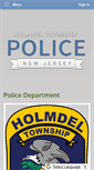 Mobile Screenshot of holmdelpolice.org